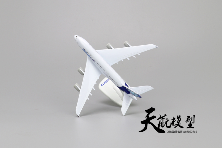 Mô hình Sky Air Mô hình tĩnh Airbus A380 Nguyên mẫu 380 Máy bay Mô hình hợp kim rắn Trang trí máy bay chở khách 1: 400 đồ chơi cho bé 1 tuổi