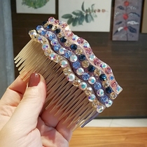 Hair Dresser in Korean version Ornament Disc Hair Liu Haicomb Hair Dressing Odrill With Teeth Head Comb Wide Side Front Hair Comb Adult Headwear