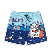  Childrens swimming trunks boys beach pants quick-drying can go into the water large childrens baby swimsuit 2021 new childrens swimming