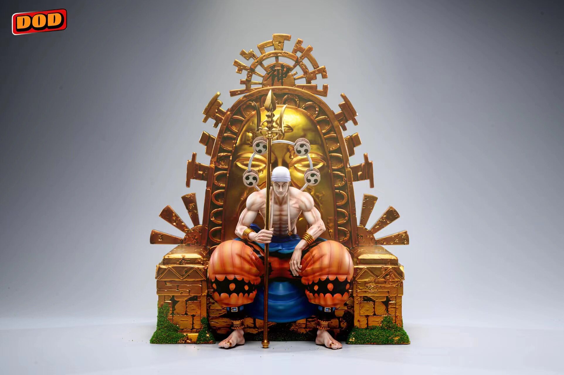 DOD Studio One Piece Enel Resin Model In Stock Throne Enel H32cm