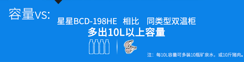 tủ đông loại nào tốt Tủ đông lạnh XINGX / Star BCD-198HE Tủ lạnh đông lạnh Nhiệt độ kép Hộ gia đình thương mại nhỏ Tủ lạnh ngang tủ đông sanaky 5699hy3