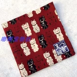 Япония и ветровые бамбуковые хлопковые собаки и кошачья собака маленькое полотенце слов полотенце полотенце, фулю