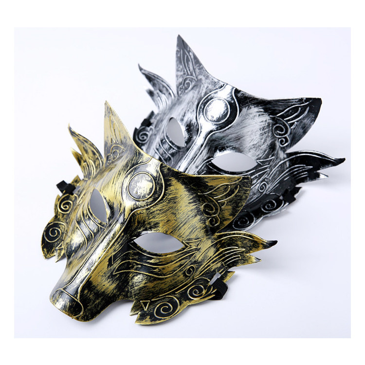 Thickened Werewolf Killing Mask Horror Funny Wolf Head Mask Halloween Ball Party Adult Children's Mask