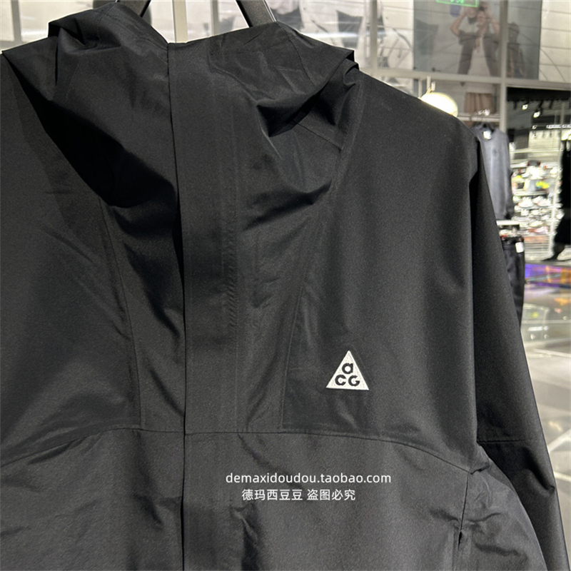 Nike/Nike Official Genuine Acg Storm-Fit Men's Hooded Water-Repellent Jacket Dv9416-010