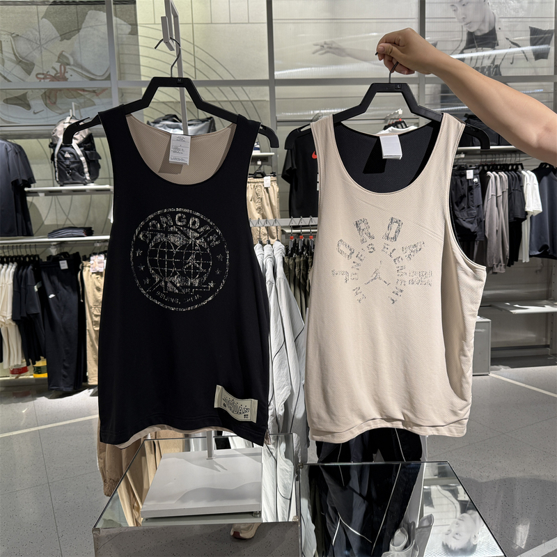 Jordan Nike Sleeveless T-Shirt Vest Men's Quick-Dry Reversible Jersey Summer Hv1255-045