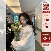 Dearhua Xiaohua's "Twist Seven Generations" 100 All -Wool Lamb Foreign Set Женский свиток мех зима