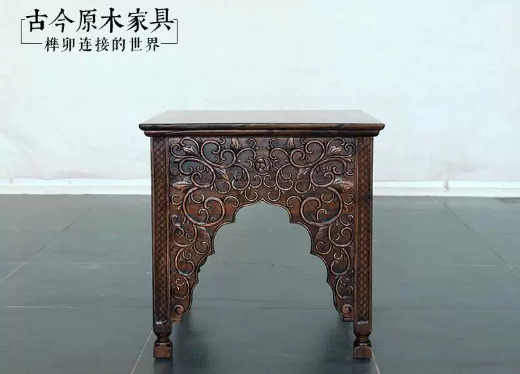 Nội thất phong cách Đông Nam Á góc gỗ chắc chắn một số mặt của đồ nội thất gỗ cổ xưa và hiện đại ST092-12 - Bàn trà mẫu bàn uống nước gỗ đẹp