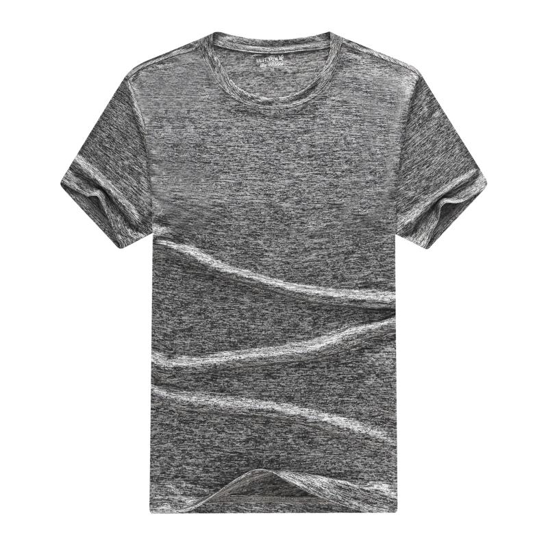 Summer new outdoor short sleeve quick dry T-shirt male round collar half sleeve quick dry clothes sports running casual breathable T-shirt