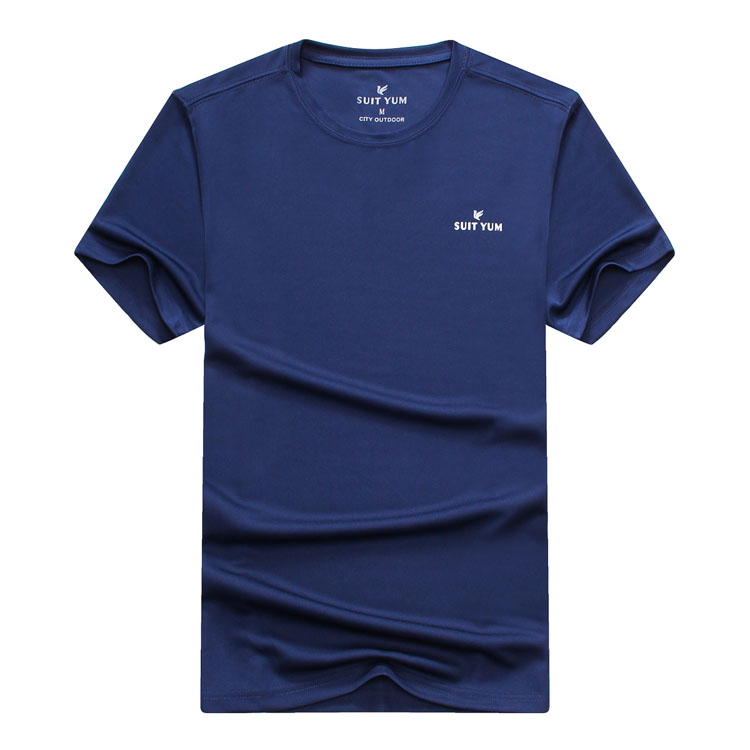 Summer new sport short sleeve speed dry T-shirt male round collar breathable running fitness quick dry clothes loose half sleeve T-shirt