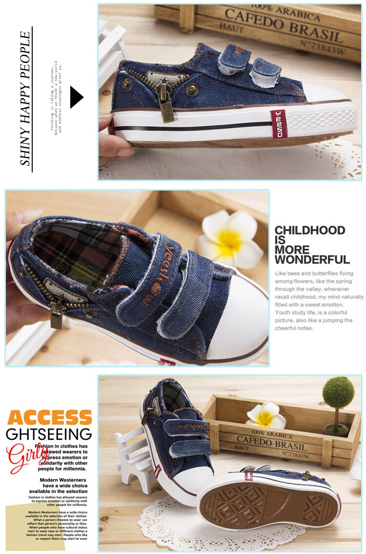 Chaussures enfants en toile pour printemps - Ref 1038411 Image 8