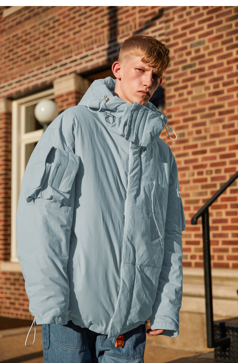 Lilbetter vài chiếc áo khoác bông Guochao bánh mì quần áo mùa đông cotton nam cotton dày phù hợp với những người yêu thích áo khoác đẹp trai áo khoác cardigan