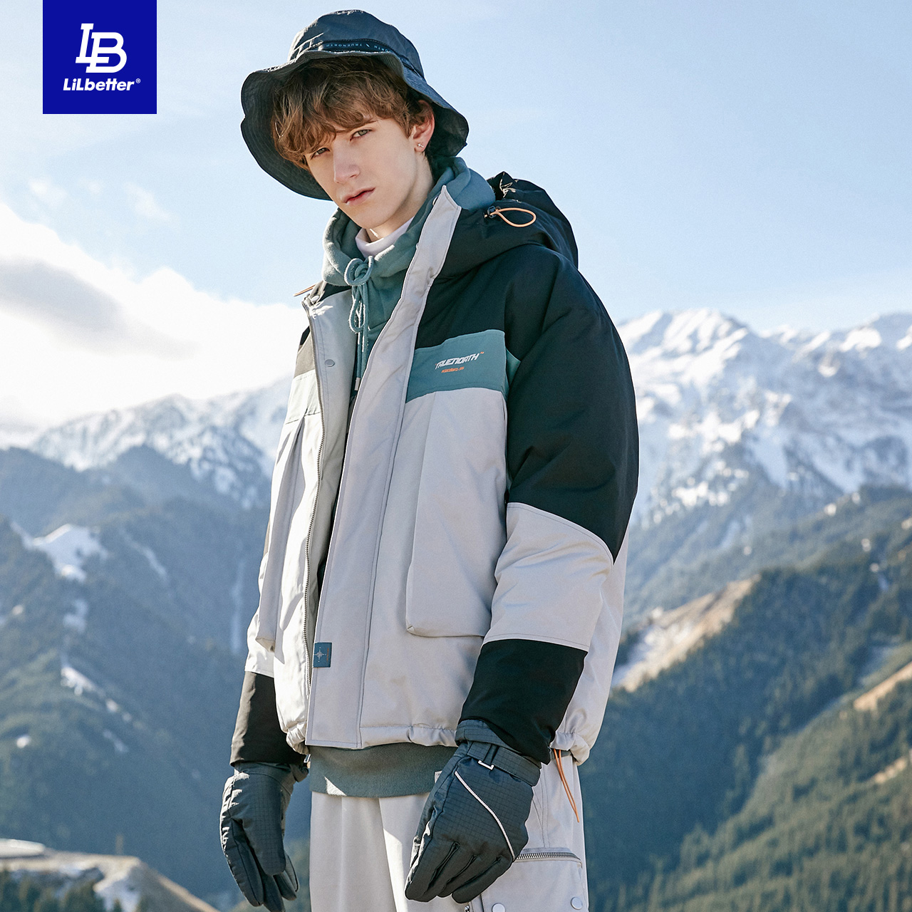 Lilbetter cotton clothes men 2021 New Korean version of cotton padded jacket thick winter coat trend tooling Tide brand cotton clothes