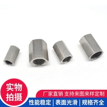 304 Stainless steel hexagon inner wire joint Hexagon rod inner wire internal thread straight G1 4 3 8 1 2NPT