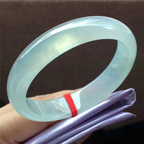 Jian An Jade 56 7 Natural Burmese ice noble concubine jade bracelet hand decoration old pit jade light background color jade bracelet