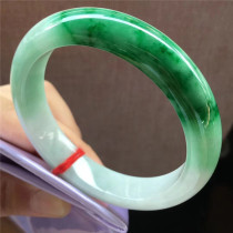 Jian An Jade 58 old pit jade ornaments floating spicy color circle bracelet natural A goods jade ice glutinous green bracelet