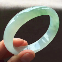 Jian An Jade Myanmar old pit hibiscus seed noble concubine jade bracelet natural A cargo ice glutinous jade bracelet with certificate
