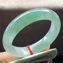 Jian An Jade 55 4 natural A cargo ice Sun background color jade Jade jade bracelet warm and delicate Burmese noble concubine bracelet