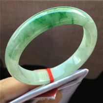 Jane Emerald 55 8 Burma natural ice glutinous seed fluttering jade bracelet old pit jade jade bracelet old pit jade jade bracelet