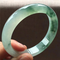 Jian An jade ice seed floating flower jade bracelet Myanmar natural A goods jade water moistening light ice type jade bracelet with certificate