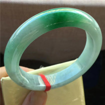 Jian An Jade Myanmar Natural A Cargo Green Circle Jade Bracelet Water and Delicate Jade Bangle