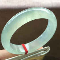 Jian An Jade 56 natural A goods high ice sunny water floating flowers Jade Jade jade bracelet ice run light Burmese jade bracelet
