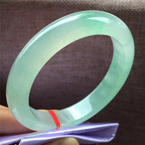 Jian An Jade 54 3 Myanmar old pit A cargo ice green jade bracelet old seed light quality beauty bracelet collection