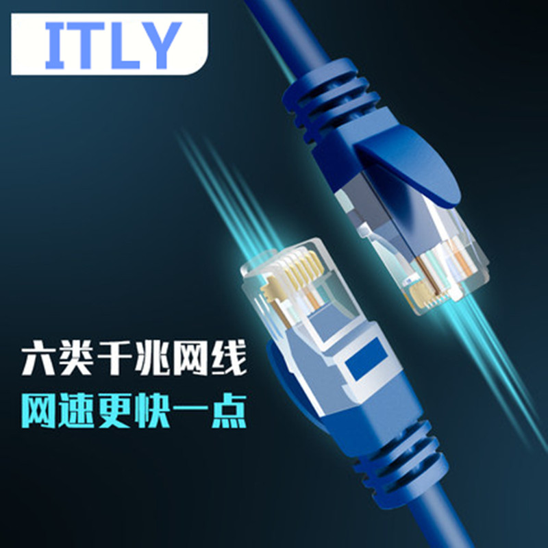 Six types of network cable jumper finished mesh route computer network route connecting line 1 2 3 5 10 20 30 m foot rice