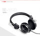 Water drop headphone braided wire with wheat headset PC headset computer in stock internet cafe gift headset black factory