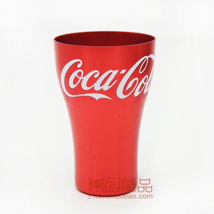 New Coca-Cola Red Commemorative Edition Decorative Cup Metal Cup Aluminum Cup Water Cup Juice Cup