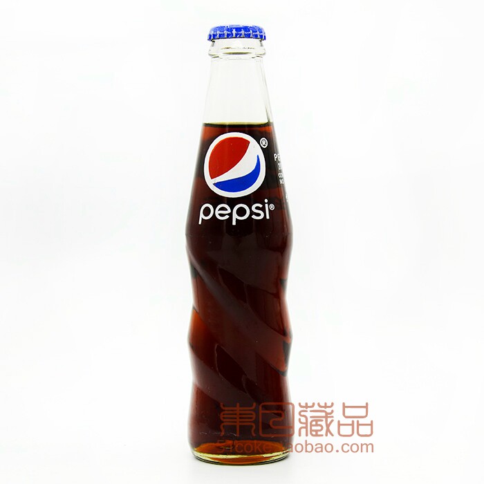Full water original cap Sri Lanka Pepsi 200ml white label twisted word bottle glass bottle recycled bottle