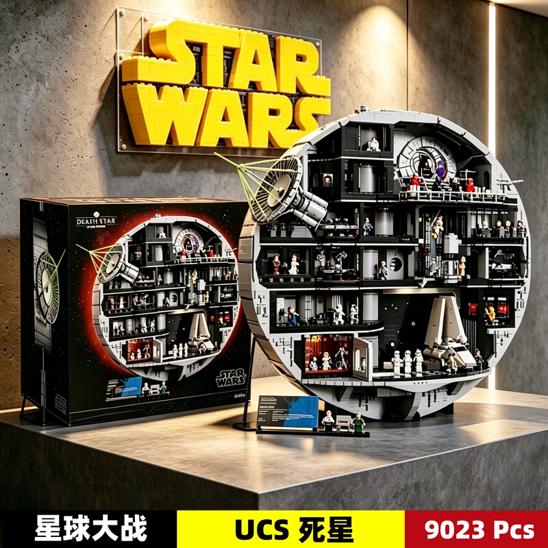 Star Wars Ucs Death Star 75419 Adult High-Difficulty Giant Building Block Toy Model for Boys