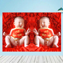 Male baby pictures bb pictorial Beautiful baby Children poster Baby wall stickers for pregnancy and prenatal education painting New wedding decoration