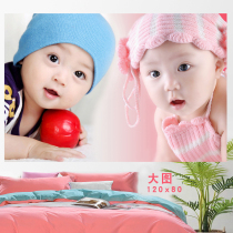 120x80 48 inch picture pictorial cute baby beautiful cute twin baby boy painting pregnant woman pregnancy preparation prenatal education stickers