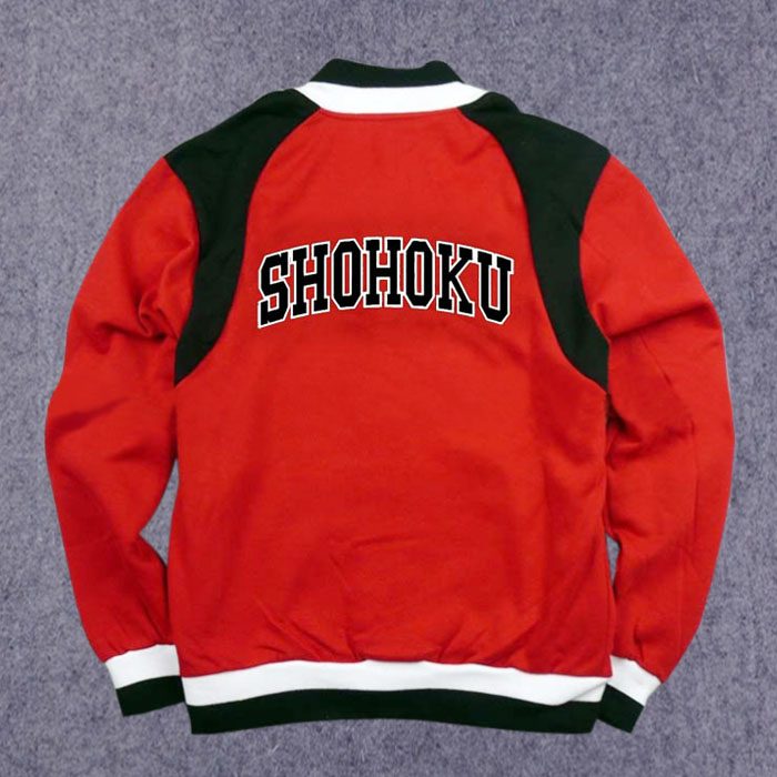 Phiên bản thêu cotton SD của slam dunk Xiangbei lần thứ 11 Chuan Chuan xuất hiện quần áo áo khoác len thể thao ấm lên - Thể thao lông cừu / jumper áo sweater mlb