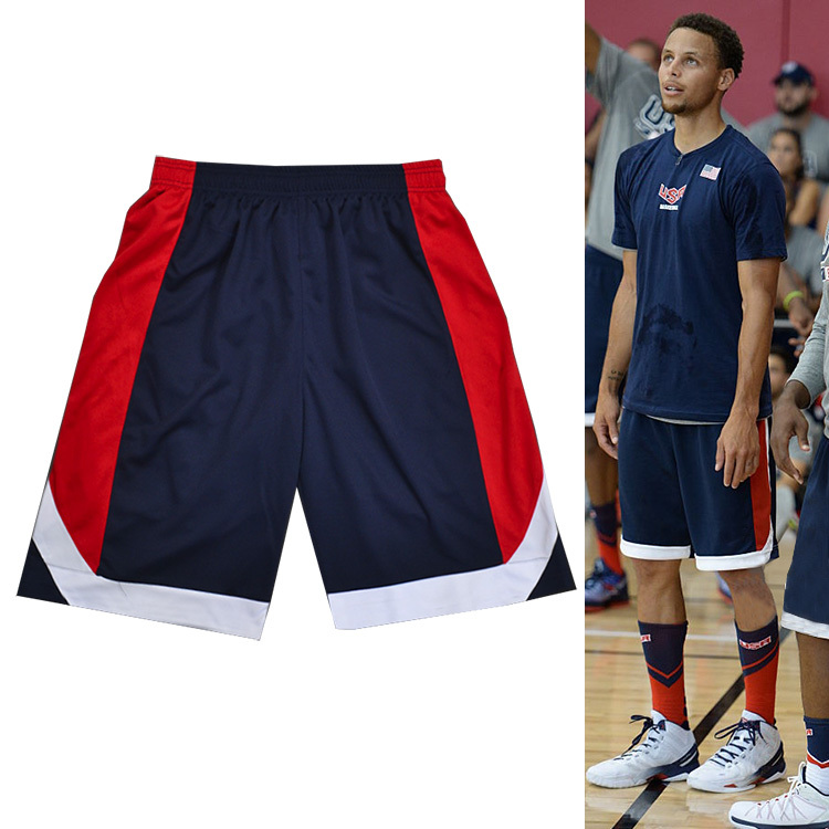 Basketball Shorts Usa Men's Basketball Team Sports Shorts Dream Team Basketball Shorts Men's Sports Shorts Training Fitness Shorts Streetball