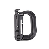 Outdoor lightweight medium-sized carabiner D-shaped switch lock safety buckle D-buckle Backpack hanging buckle