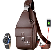 Большие коричневые часы доставки