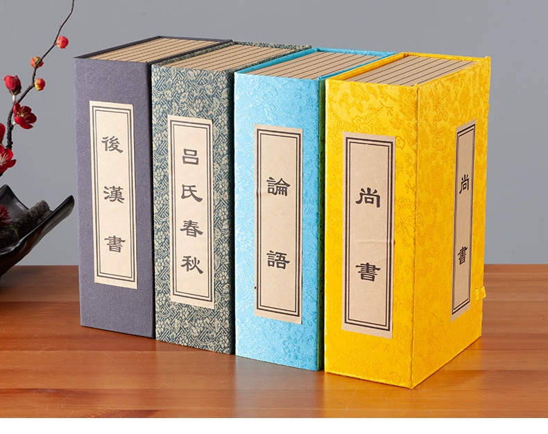 Hộp sách cổ Trung Quốc sách cổ mô hình trang trí nhà thư đặt đạo cụ cuốn sách trang trí mềm cuốn sách giả cuốn sách mô phỏng cuốn sách