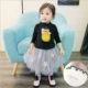 Áo sơ mi nữ 1-2-3-4 tuổi cộng với áo nhung dày mùa thu đông cho bé gái Áo thun cotton ấm áp phiên bản Hàn Quốc đồ bộ bé trai