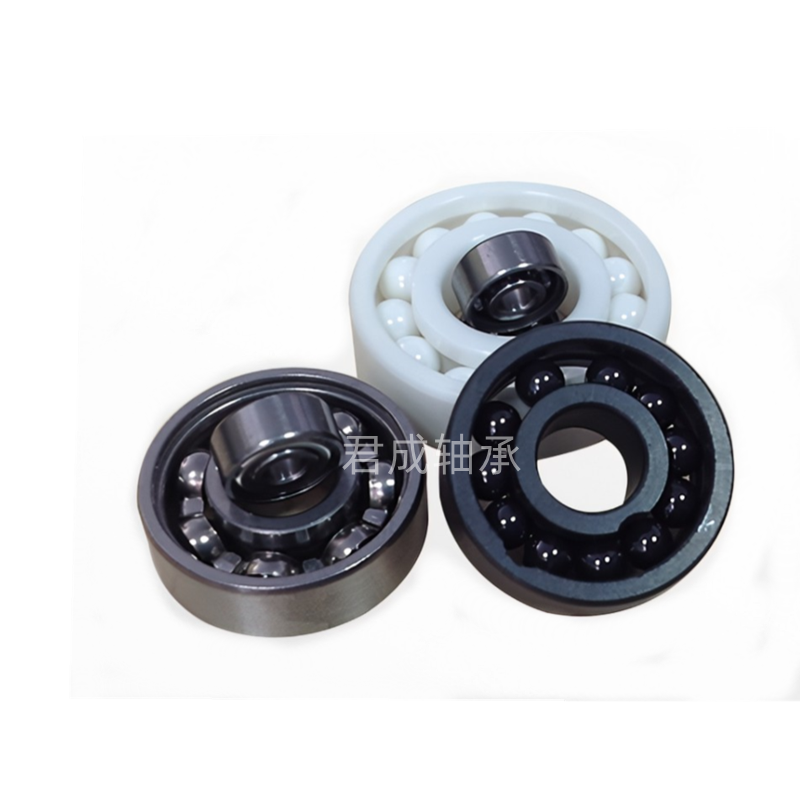 Black silicon nitride all ceramic bearings 6200 6203 6203 6204 6205 6206 high temperature