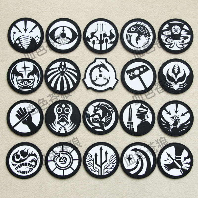 SCP Mobile Task Force Ninth Tail Fox Red Right Hand Hammer and other highlight reflective magic posts carry bag