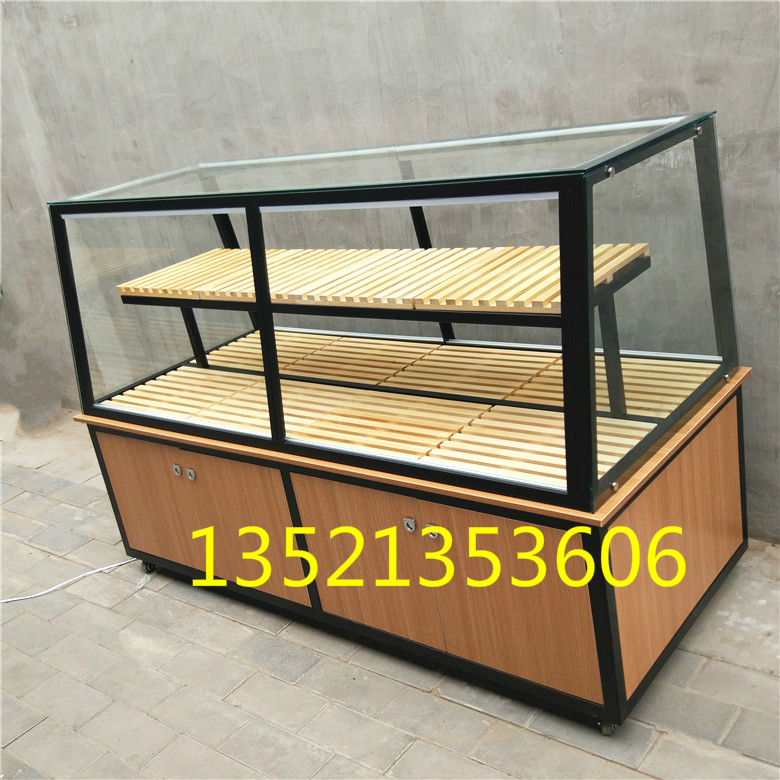 Sắt rắn tủ bánh mì tủ trưng bày tủ sắt cao thép không gỉ bánh quầy tủ bên trong đảo tủ kệ sơn tủ
