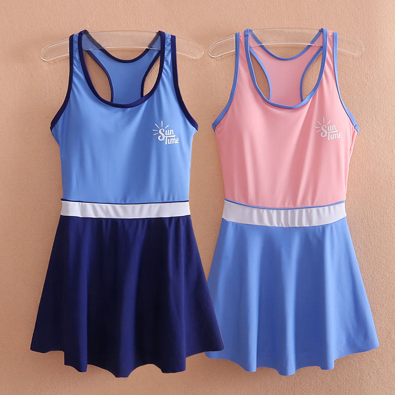 Girl swimsuit to be connected to CUHK Tong Princess swimsuit children 10 Primary school children 13 Skirts 12 Girls Two 15-Two-Year-Old 15