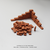 Clockwork home 1 pack 50 pieces to build a house brick mini ornaments