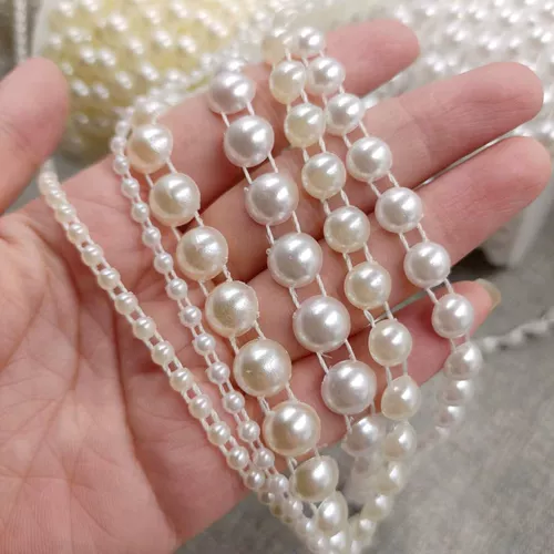 Аксессуар, аксессуары, белая пластиковая коробка из жемчуга, DIY