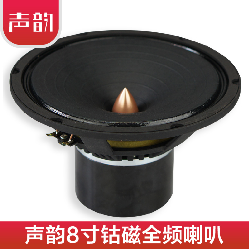 Sound rhyme classic 8 inch cobalt magnetic AlNiCo steel magnetic 8 inch full range speaker speaker metal phase cone pairing boutique