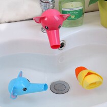 Child Guide Sink Extender Baby Hand Wash Tap Extension Lengthened Sleeve Nozzle God pick up water Splash Cartoon