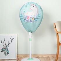  Electric fan cover dust cover Floor-standing household cloth art electric fan cover All-inclusive round cartoon ceiling fan protective cover