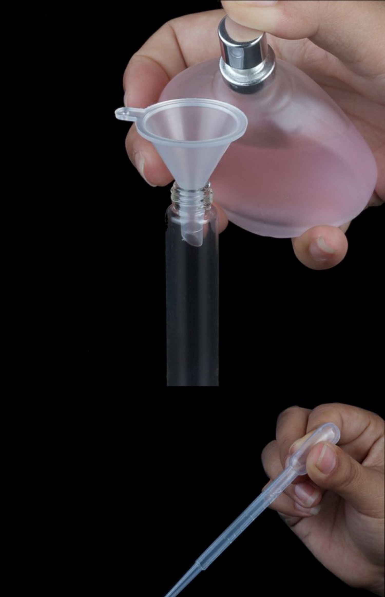 Mini nước hoa cầm tay mẫu pha chế công cụ pha chế đặc biệt dài miệng bơm đầu pha chế - Các công cụ làm đẹp khác bấm mi shu