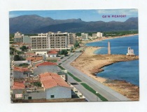 1976 Espagne Real affectation old postcard mallorca caan picafort portraits timbres